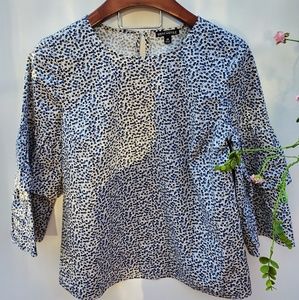 J.Crew Mercantile Crew Neck Floral Top - 10